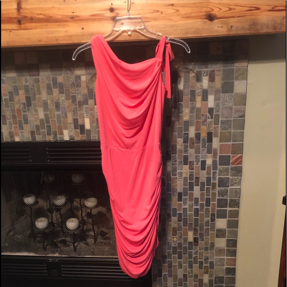 Coral colored Jessica Simpson dress